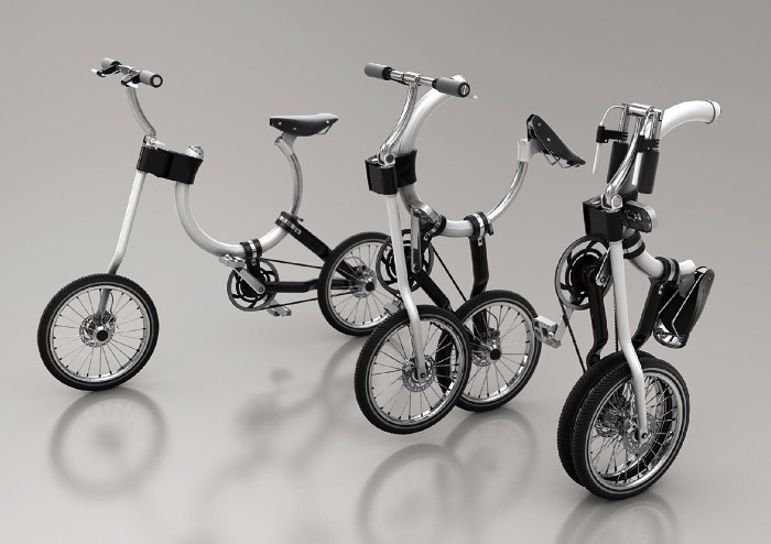Não sei ao certo se essa bicicleta da Somerset ainda pode ser considerada uma bike. Afinal, essa é a menor bicicleta dobrável que já vi e seu visual baseado em uma forma que me lembra uma ferradura, deixa tudo ainda mais estranho. Mas é isso que transforma essa bicicleta em algo especial.