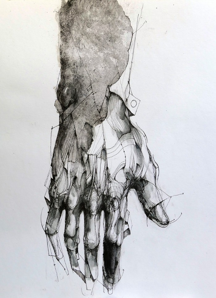 Nas tragédias clássicas, a existência do herói é forjada pela sua morte. E o trabalho de Eric Lacombe parece mostrar a mesma coisa. Nas ilustrações e pinturas desse artista francês você consegue enxergar uma ansiedade pela morte que carrega um certo ar de heroísmo. Ar esse que mostra um certo olhar em direção ao seu próprio fim. Como se o artista estivesse mostrando apenas o que ele sabe que vai acontecer em breve.