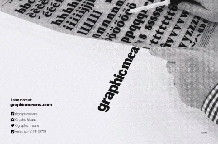 O video que você vai ver abaixo é o primeiro trailer de Graphic Means a ser lançado. Nesse filme, dirigido por Briar Levit, aprendemos um pouco mais sobre como que é diferente trabalhar com design gráfico hoje quando pensamos nas décadas passadas. 