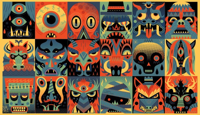Sébastien Féraut é um ilustrador francês que parece ser obcecado em desenhar dezenas de monstros. Não, não, dezenas é pouco. Ele desenha milhares de monstros e você pode ver vários deles no seu behance.