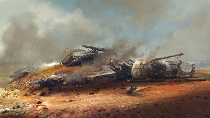 Não tem muito tempo que me deparei com o trabalho de ilustração e matte painting do designer Tysen Johnson e sabia que seu trabalho ia aparecer em um artigo por aqui. O que mais me chamou a atenção no seu portfólio foram as ilustrações de Star Wars que vi por lá. Ilustrações essas que são voltadas para os veículos que aparecem no filme e não nos personagens, o que eu considerei bem legal de ver.