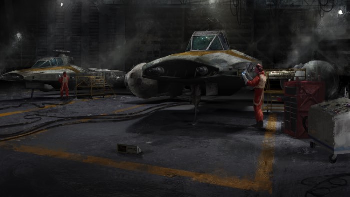 Não tem muito tempo que me deparei com o trabalho de ilustração e matte painting do designer Tysen Johnson e sabia que seu trabalho ia aparecer em um artigo por aqui. O que mais me chamou a atenção no seu portfólio foram as ilustrações de Star Wars que vi por lá. Ilustrações essas que são voltadas para os veículos que aparecem no filme e não nos personagens, o que eu considerei bem legal de ver.
