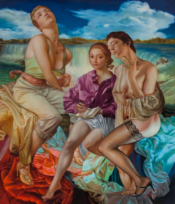 O trabalho de Jamie Adams é feito inspirado pelas coisas que ele gosta de olhar. Entre elas estão sua esposa, seus filhos, outras pinturas, corpos, cinema e mulheres. Por culpa disso, seus quadros acabam funcionando como uma memória pessoal, uma forma de representar as suas impressões pessoais mais íntimas.