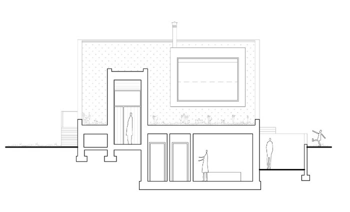 Uma Casa Semi Subterrânea na Bélgica - O escritório de arquitetura belga OYO, baseado na cidade de Ghent, recebeu uma carta branca que acabou gerando uma residência ambientalmente amigável, sustentável e todas essas coisas. Essa casa recebeu o nome de House Pibo e você pode ver todos os detalhes dela logo abaixo.