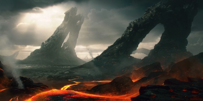 Wojtek Fus é um jovem concept designer polonês cujo trabalho voltado para cenários de video games é de deixar todo mundo de boca aberta. A boca abre ainda mais quando você descobre que todas as imagens selecionadas para esse artigo foram criadas por um ilustrador de 23 anos. É sério isso.