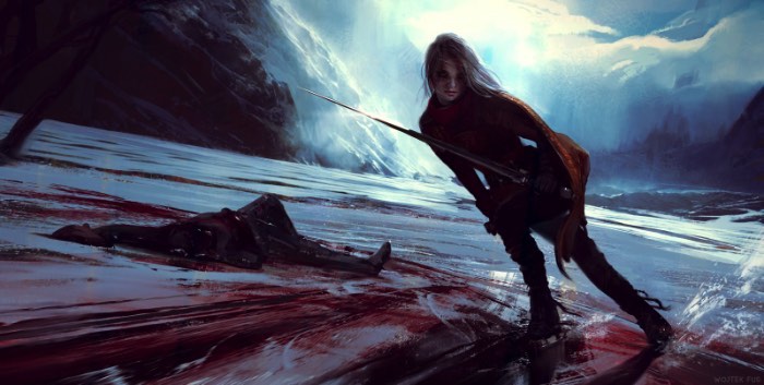 Wojtek Fus é um jovem concept designer polonês cujo trabalho voltado para cenários de video games é de deixar todo mundo de boca aberta. A boca abre ainda mais quando você descobre que todas as imagens selecionadas para esse artigo foram criadas por um ilustrador de 23 anos. É sério isso.
