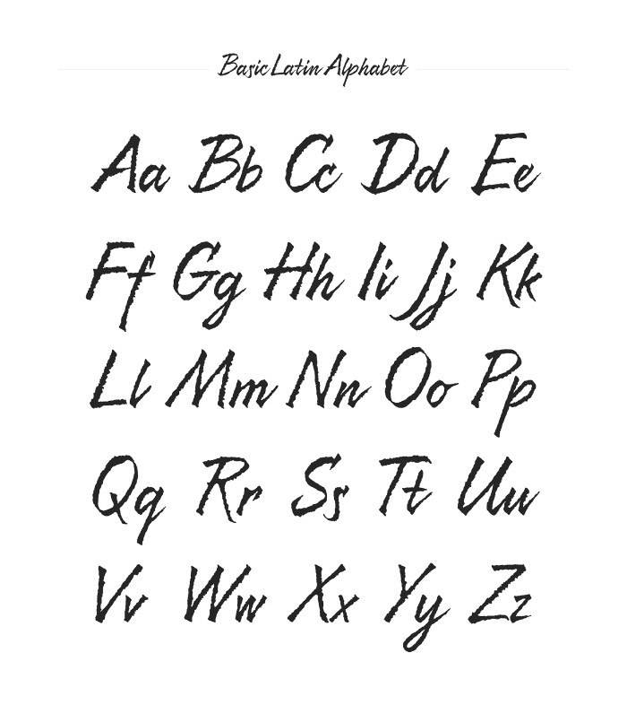 Resphekt é o nome dessa fonte criada pelo pessoal do Fontfabric da Bulgária. A fonte vem com uma sútil textura em seus contornos e simula um pouco a letra de mão criada de uma forma próxima do que um escriba faria. Suas linhas precisas e angulares parecem ter sido cortadas na página e me lembraram um pouco uma versão muito bem feita da Papyrus.