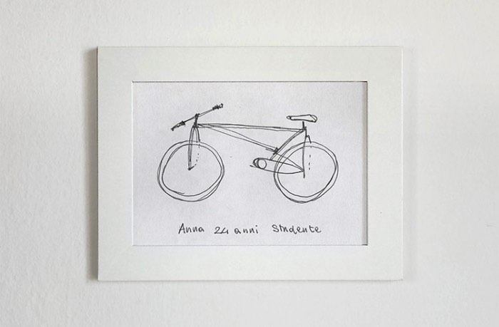 Foi em 2009 que Gianluca Gimini começou a pedir para seus amigos e colegas desenhassem bicicletas direto da memória e foi assim que surgiu o Velocipedia. A ideia é de demonstrar como que algumas vezes nós acreditamos que sabemos de algo mesmo não tendo nem ideia do que isso possa ser.