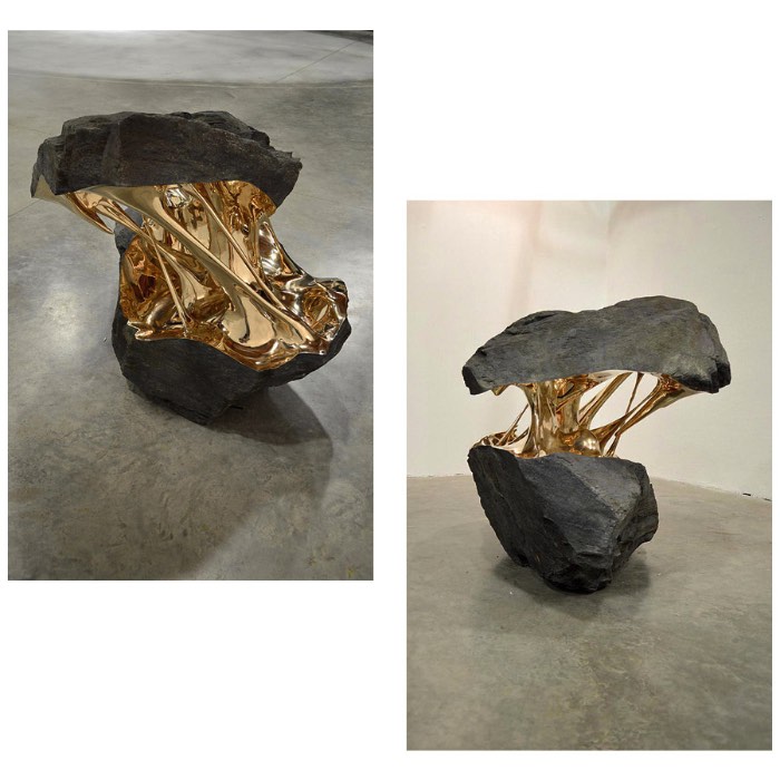 Romain Langlois é um artista contemporâneo auto-didata baseado em La Côte Martin, na França. É de lá que ele trabalha com esculturas que manipulam os elementos naturais. Esculturas essas que usam do bronze para questionar e alterar a percepção que temos da vida, da morte e do mundo ao nosso redor. O artista usado de métodos complexos para controlar a petrificação rápida e a cristalização de madeira e outros materiais e é assim que ele acaba alterando a forma com a qual vemos as coisas. 