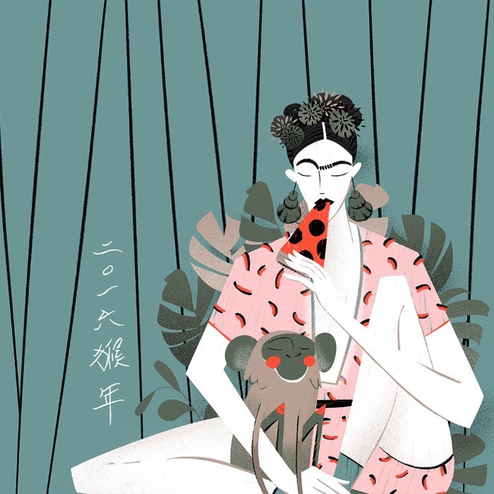 Sara Ciprandi é uma ilustradora italiana, baseada em Milão, com um ótimo portfólio de ilustração digital e editorial, especializado em artigos para blogs e revistas. Além disso, sua ilustração aparece também em posters e livros, como você pode ver melhor no seu perfil do Behance.