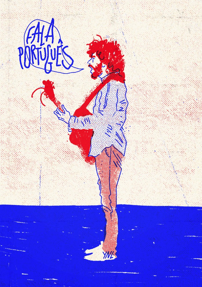 YONIL é o nome que o ilustrador e designer gráfico Jonathan Lax resolveu utilizar no seu portfólio online. E que portfólio interessante esse. Lá você consegue ver uma mistura de estilos de ilustração que usam traços minimalistas com cores fortes e muita influência do design.