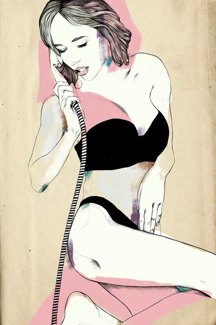 Siena Summers é uma ilustradora americana com um traço voltado para o mundo da moda e que, por várias vezes, me lembra os rápidos rascunhos que alguns artistas fazem. 