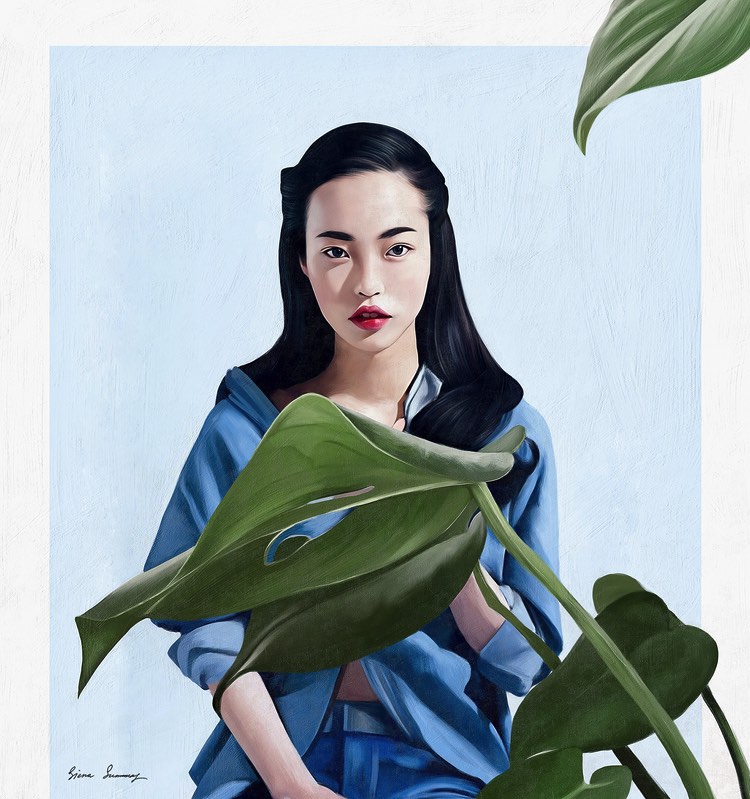 Siena Summers é uma ilustradora americana com um traço voltado para o mundo da moda e que, por várias vezes, me lembra os rápidos rascunhos que alguns artistas fazem. 