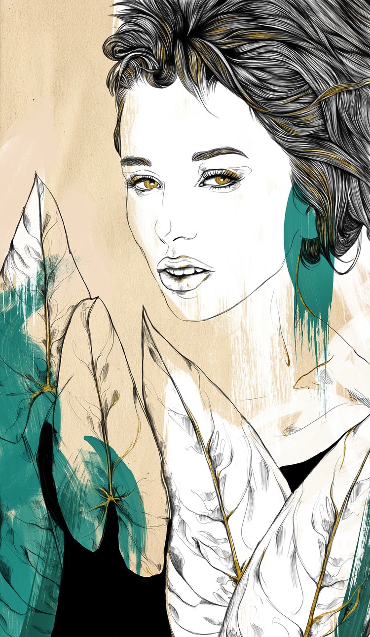 Siena Summers é uma ilustradora americana com um traço voltado para o mundo da moda e que, por várias vezes, me lembra os rápidos rascunhos que alguns artistas fazem. 