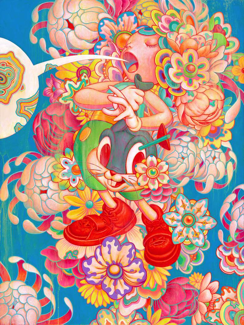Se deparar com o trabalho de ilustração e arte de James Jean é como mergulhar em um mundo alucinatório onde tudo segue uma lógica particular. Com suas próprias dimensões, lógicas e fluxo de tempo. É realmente um mundo diferente onde você não consegue distinguir entre o que é tranquilo e o que é tumultuoso. É confuso e mesmo assim, é maravilhoso.