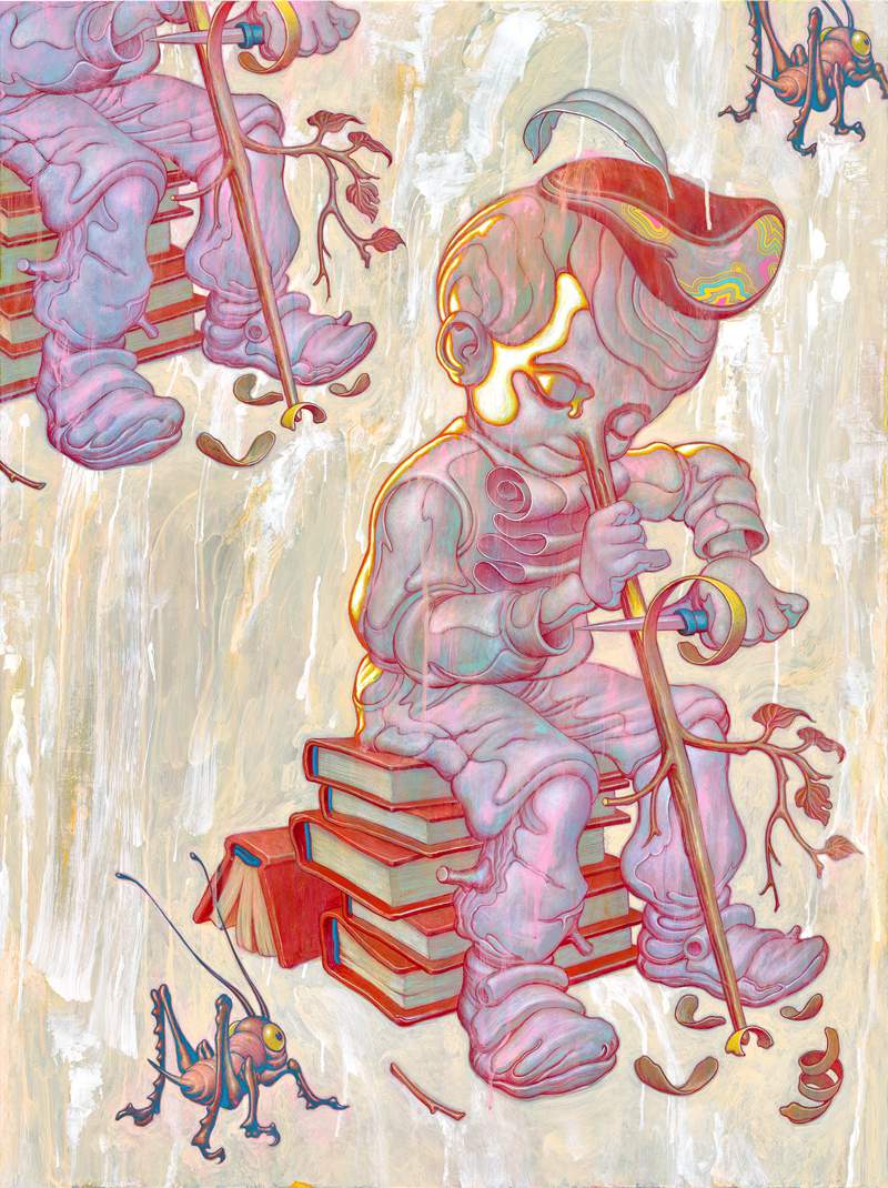 Se deparar com o trabalho de ilustração e arte de James Jean é como mergulhar em um mundo alucinatório onde tudo segue uma lógica particular. Com suas próprias dimensões, lógicas e fluxo de tempo. É realmente um mundo diferente onde você não consegue distinguir entre o que é tranquilo e o que é tumultuoso. É confuso e mesmo assim, é maravilhoso.