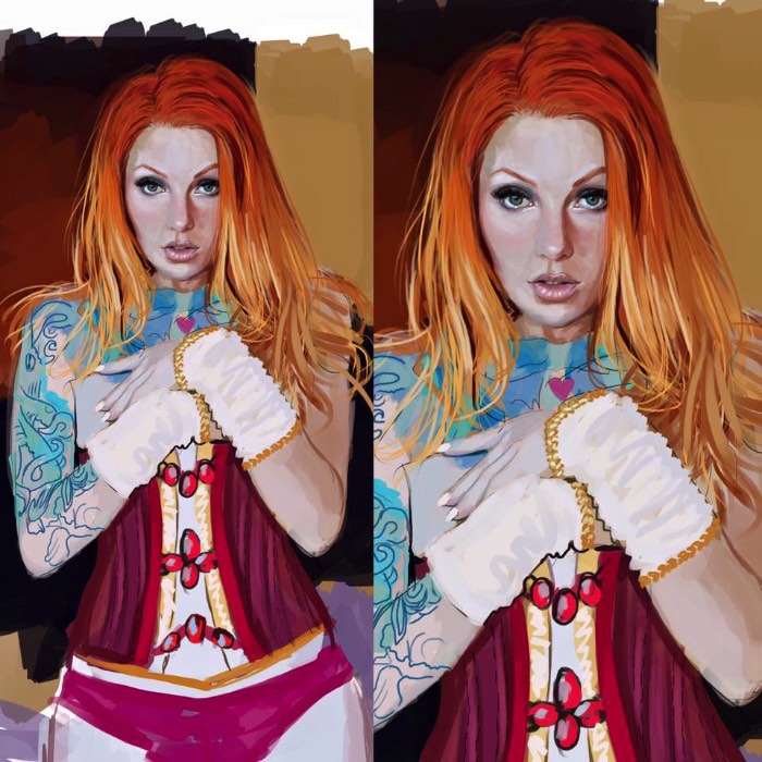 Não consegui descobrir muita coisa online sobre o artista que se denominou como Art of Mathew. Porém acabei gostando tanto das suas ilustrações cheias de garotas tatuadas que acabei pensando em publicar seu portfólio por aqui apesar dessa falha online.