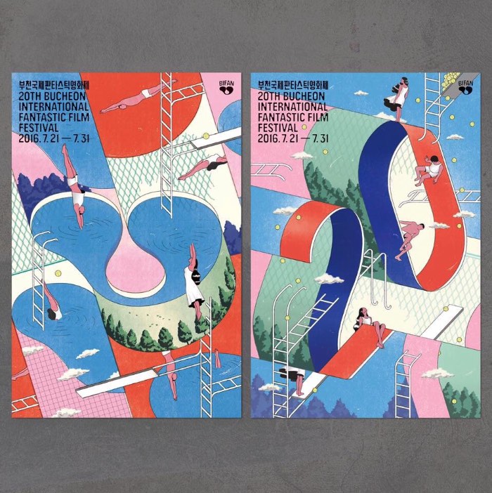 Jee-ook Choi é uma ilustradora coreana bem conhecida nos círculos de ilustração pelo mundo. Tudo culpa dos seus trabalhos surreais que tem como cenário ambientes que poderia ser descritos como charmosos. Acredito que foi isso que chamou a atenção do pessoal do BIFAN Festival e foi como eu cheguei a seu portfólio.