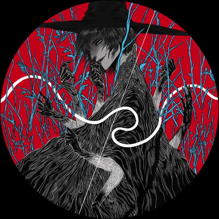Ha Gyung-Lee cria ilustrações que seguem uma estética inspirada pela arte japonesa, seus mangas e seu folclore com um visual que parece ter pitadas das referências da Art Deco. 