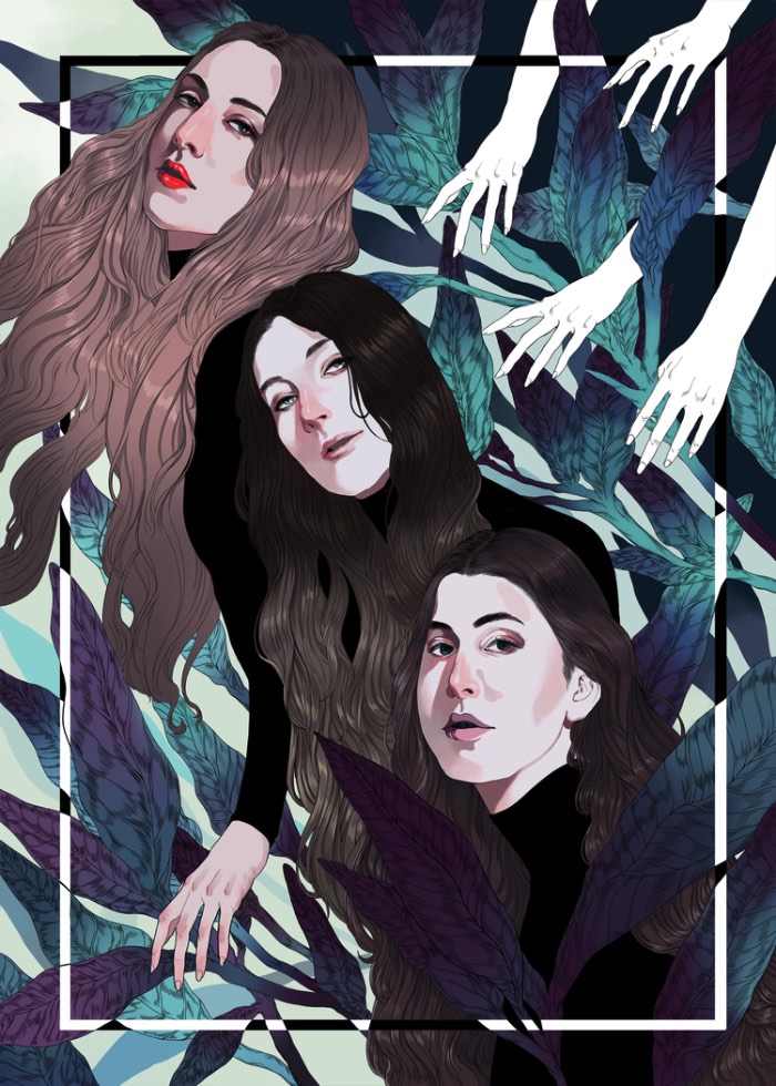 Ha Gyung-Lee cria ilustrações que seguem uma estética inspirada pela arte japonesa, seus mangas e seu folclore com um visual que parece ter pitadas das referências da Art Deco. 
