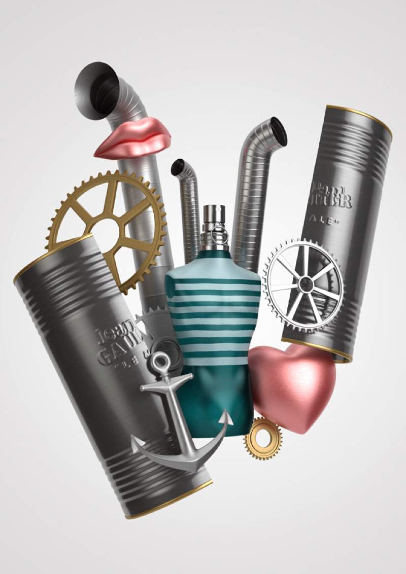 Benoit Challand cria imagens que misturam seus conhecimentos de design, direção de arte e ilustrações tridimensionais. Seus trabalhos parecem viver em uma mistura de mundos opostos como a criação de cenários e a arte digital e, creio que, é por isso que eu acho o que ele faz tão interessante. 