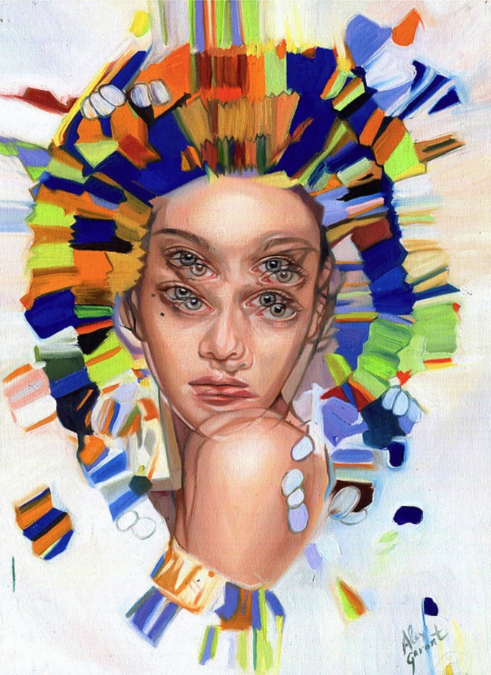 Alex Garant é conhecida internacionalmente pelos suas imagens repletas de olhos duplicados e fortes cores que parecem criar cenas que são mais próximas de sonhos do que realidade. Visitar seu portfólio apenas confirma tudo que você pode imaginar sobre as imagens que ela cria e foi por isso mesmo que ela acabou e tornando a Rainha dos Olhos Duplos. Um título mais que merecido depois que você der uma olhada nas imagens que selecionei logo abaixo.
