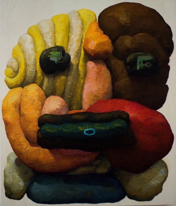 Peter Opheim é um artista cujo foco de suas pinturas é composto de bonecos de massinha. Bonecos de massinha de um jeito bem infantil e com todos os detalhes errados que uma criança faria enquanto experimenta com arte. Suas pinturas acabam se tornando janelas para um mundo que é habitado por figuras e personagens nada convencionais que vivem entre a imaginação das crianças e as emoções dos adultos. 