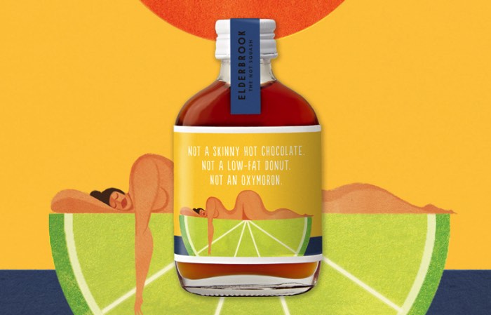 A Elderbrook Drinks surgiu em 2015, quando David Folkman e Craig Jones resolveram sair dos seus empregos na Innocent Drinks para criar a empresa dos seus sonhos. Para fazer tudo direitinho, eles chamaram o pessoal da & SMITH e We All Need Words para criar o visual dessa empresa e foi assim que fomos presenteados com as belíssimas embalagens ilustradas que você pode ver aqui nesse artigo. 