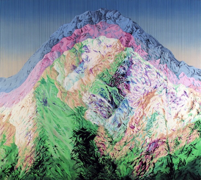 Não é todo dia que eu me deparo com um portfólio de pinturas tão bem executadas e interessantes quanto aquelas que encontrei em Adam Friedman. Sua pintura parece misturar elementos digitais e até de glitch de uma forma analógica. Afinal, ele afirma que suas pinturas são inspiradas nas paisagens que vemos no dia a dia mas ele usa de um apelo mais misterioso, uma forma de ver a natureza por uma lente um pouco diferente. Uma lente que não quer entender tudo e quer apenas observar toda a beleza que existe ao nosso redor.
