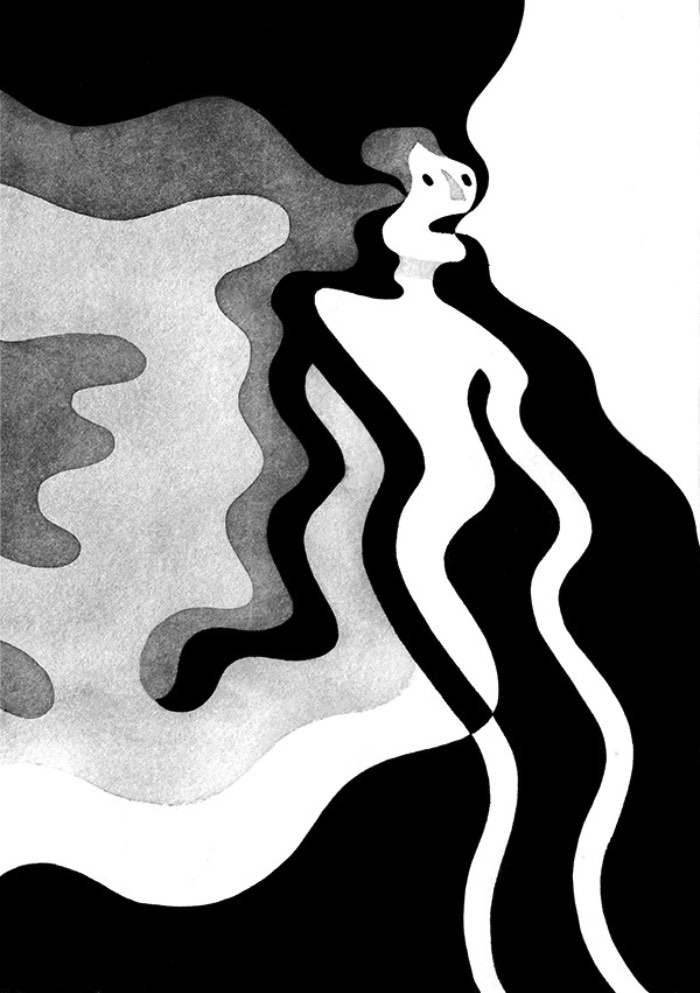 Eleni Kalorkoti é uma ilustradora escocesa que vive e trabalha em Londres. Ela estudou arte na Escola de Artes de Edimburgo e acabou se formando lá, em 2007, e, logo depois, foi estudar técnicas de impressão na Edinburgh Printmakers. Hoje em dia, seu trabalho é composto de ilustrações e imagens, criadas do sul de Londres com muito carinho e atenção aos detalhes.