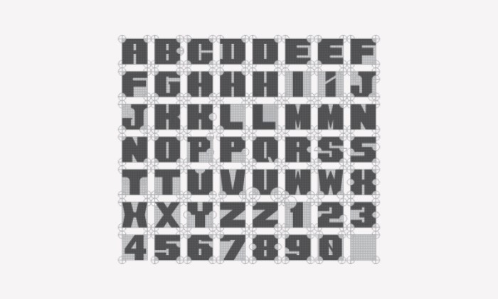Mantenha Distância é o nome da fonte criada pelo designer brasileiro Rafael Hoffman, inspirada pelo lettering que é muito comum nas corredeiras e nas lameiras de caminhões por todo o Brasil. Algumas pessoas as chamam de degradês e elas vem com uma base quadrada ou retangular e um traço pesado, cortado nas laterais com linhas retas ou curvas. 