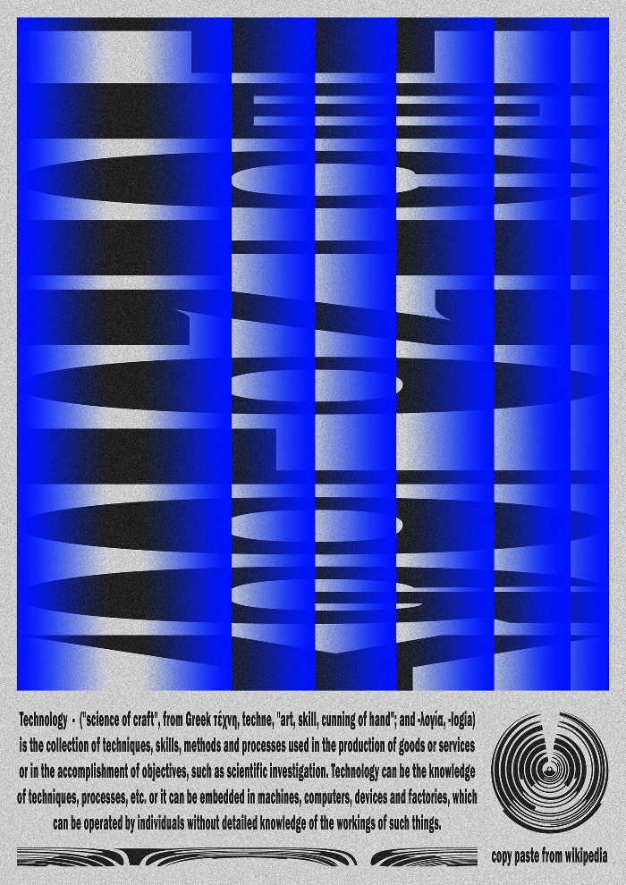Anton Synytsia é um designer gráfico ucraniano que também trabalha produzindo uma série de festas de techno underground que são conhecidas como ??????. É ai que ele desenvolve seu melhor trabalho de design, repleto de um estilo bem experimental e uma tipografia bem interessante. 