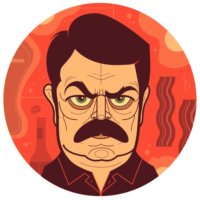 Os temas que ele usa em seu trabalho poderiam ser facilmente descritos como vindos de uma cultura nerd. Sua estética vem de jogos de video game, filmes de terror e heavy metal. Porém, aquilo que chamaríamos de vocabulário visual, de Graham Erwin vem dos jogos de video game que ele jogava na sua infância. O visual achatado e de cores fortes dos jogos de video game dos anos oitenta e noventa marcaram muito esse designer e ilustrador americano. 