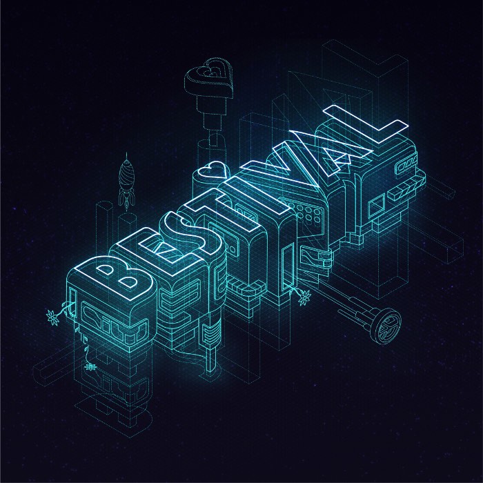 O trabalho de Charles Williams para Bestival 2016 começou por acidente, em setembro de 2015. Foi nessa época que ele recebeu o primeiro contato desse projeto de identidade visual tão interesse. E tudo começou porque o diretor de criação do festival acabou se deparando com uma ilustração editorial do designer na revista Stuff. Foi assim que começou o contato de Josie Da Bank do Bestival com Charles Williams e o resultado você pode ver logo abaixo.