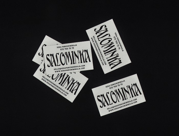Salominka é o nome de uma coleção de móveis que explora cores, formas, composição e o espaço. Os móveis passam por um tratamento de superfície que foi desenvolvido por Vera Panichewskaja com a intenção de preservar, interpretar e desenvolver novas técnicas de artesanato. Unindo o passado com o mundo moderno em uma reunião multicultural de estéticas diferentes. 