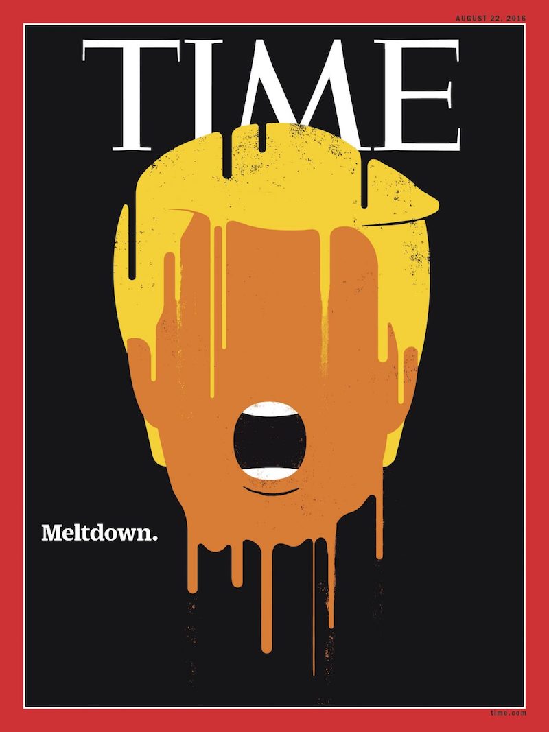 Até alguns dias atrás eu não conseguia conectar o nome de Edel Rodriguez com sua arte e suas ilustrações mas tudo isso mudou quando me deparei com a capa da revista alemã Der Spiegel mostrando um Donald Trump segurando a cabeça degolada da Estátua da Liberdade. Essa imagem teve tanto impacto aqui na minha cabeça que tive que pesquisar quem foi o responsável por isso. Foi assim que descobri o trabalho desse cubano que imigrou para os Estados Unidos quando tinha apenas nove anos de idade.