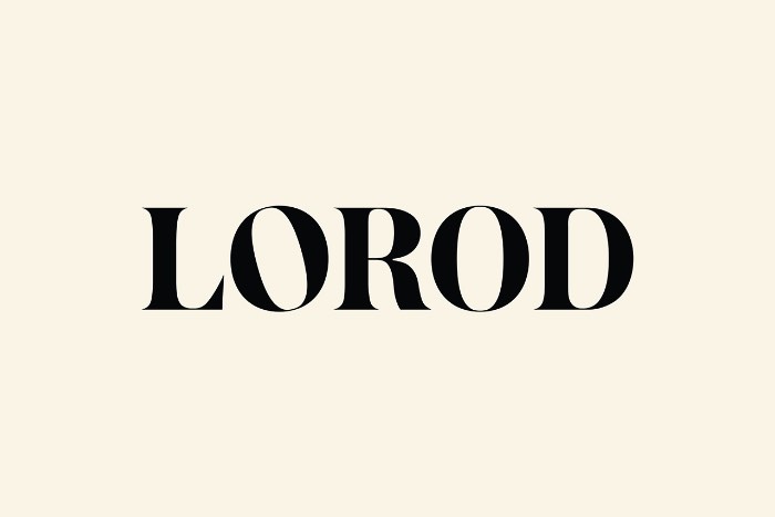 Como Natasha Jen criou a identidade visual da Lorod - Lorod é uma marca onde o clássico encontra com o contemporâneo. Uma marca de moda criada pela dupla Lauren Rodriguez e Michael Freels que quer redefinir a forma com a qual nos vestimos através de construções modulares, tecidos distintos e um forma chique de se vestir inspirada pelo passado.