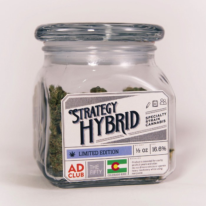 Se você acredita que precisa de um pouco de inspiração ilícita, o pessoal da TDA_Boulder criou algo que vai fazer muito sentido para você. Se você é daqueles que mistura Publicidade e Maconha, essas três variedades da erva vão entrar no seu wishlist. Uma delas é voltada para aqueles criativos que trabalham com conceitos. Outra é voltada para estrategistas e, a última, é voltada para programadores. 