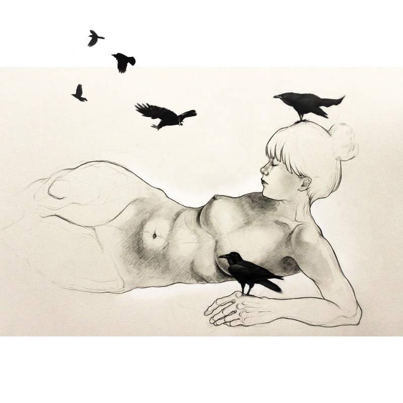 Shoko Ishida cria sua ilustrações inspirada pelas histórias, a músicas e a cultura nostáligica do Japão. Seu trabalho é delicado e ao mesmo tempo forte, daqueles que captura sua atenção não somente pelo estilo visual mas pela história que ela consegue contar com apenas um quadro. É algo especial e que pode ser visto com mais frequência na sua série de interpretações de contos de fadas.