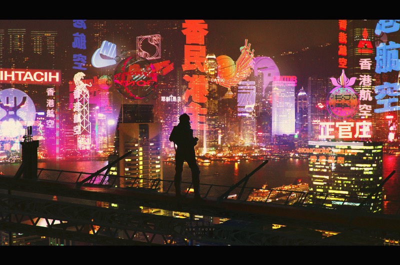 Ash Thorp teve o prazer de trabalhar no desenvolvimento criativo do visual do filme Ghost in the Shell. Quando me deparei com seu behance, repleto das imagens que ele criou para o filme, tive que me controlar para não publicar tudo por aqui. É sério, eu tive que ter um certo auto controle mas acredito que consegui. 