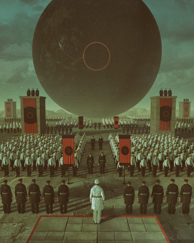 Mike Winkelmann é um designer gráfico americano que trabalha com curta metragens e video. Mas o que me chamou a atenção no que ele faz é como ele, há mais de dez anos, vem publicando uma imagem por dia. Imagens essas que são criadas como um exercício criativo para aprender como usar softwares e dominar novas técnicas.
