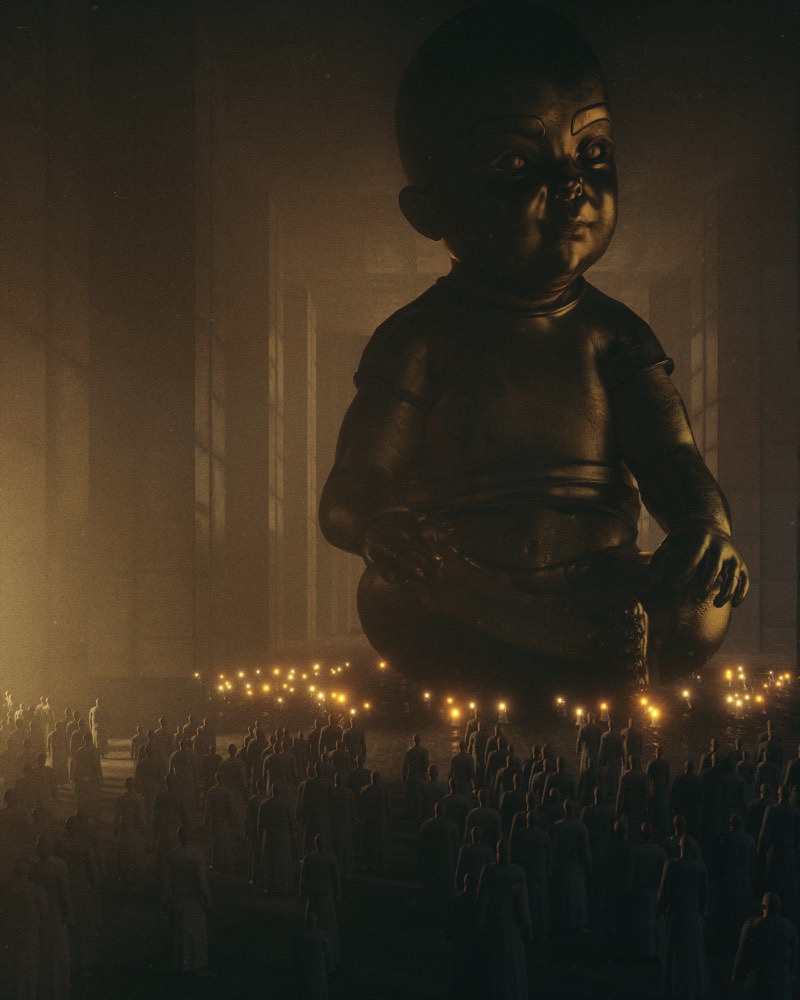 Mike Winkelmann é um designer gráfico americano que trabalha com curta metragens e video. Mas o que me chamou a atenção no que ele faz é como ele, há mais de dez anos, vem publicando uma imagem por dia. Imagens essas que são criadas como um exercício criativo para aprender como usar softwares e dominar novas técnicas.