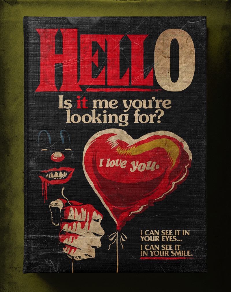 Stranger Love Songs é uma série ilustrada onde Butcher Billy imagina um universo alternativo. Um lugar onde as músicas pop dos anos 70 e 80 se tornaram livros de Stephen King. Um conceito não muito comum mas que pode ajudar a mostrar um pouco do lado negro do amor e como ele é retratado na música que escutamos hoje em dia. Tudo isso utilizando do visual que os livros de Stephen King tinham antes deles serem descobertos por figuras do cinema como Stanley Kubrick e Brian De Palma. 