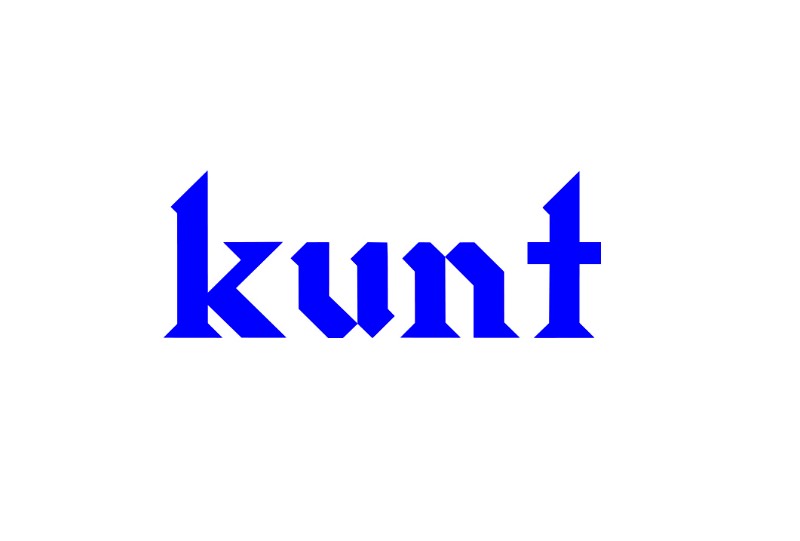 Kunt é o nome de uma fonte gratuita modular que seja o visual blackletter pesado das letras usadas na Europa Ocidental entre o final da Idade Média e o início da Revolução Industrial. Outras fontes como a Fraktur, Schawabacher e a Rotunda foram usadas como referência durante o processo de desenvolvimento desta fonte mas ela acabou com um visual bem particular, apesar das referências. 