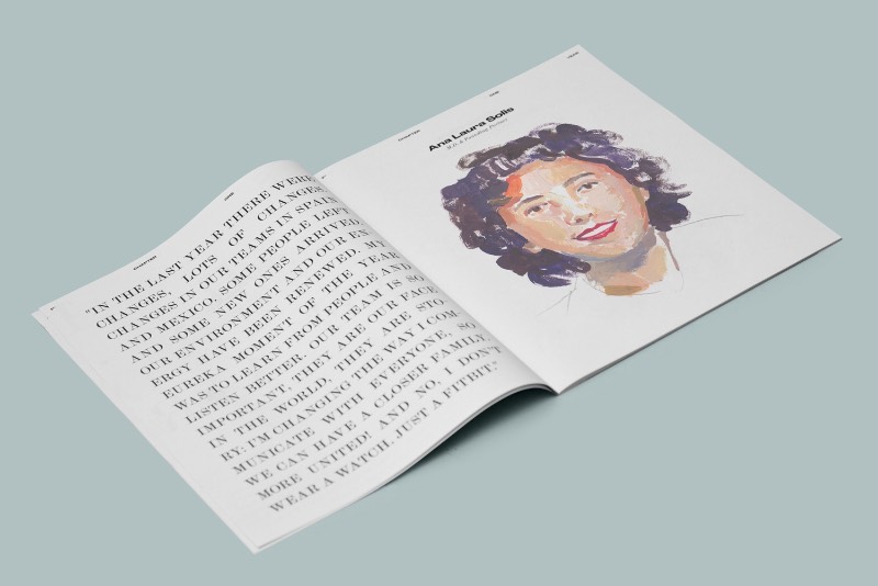 Pelo terceiro ano consecutivo, a empresa de produção conhecida como Story convidou o pessoal do Querida Studio para criar o design do seu relatório anual. Nesse relatório também foram incluídos exemplos dos últimos trabalhos feitos por eles, algumas das pessoas que trabalham por lá, seus escritórios na Cidade do México, Lisboa e Barcelona e algumas curiosidades sobre a empresa.