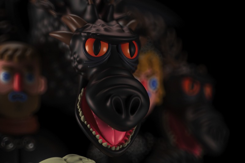 El Grand Chamaco é um artista mexicano com um trabalho 3D bem autoral e com um visual bem interessante. Como muitos de nós, ele é fã da novela de dragão conhecida como Game of Thrones e resolveu recriar alguns dos seus personagens favoritos utilizando suas técnicas. Foi assim que ele chegou nas imagens que podemos ver abaixo, seguindo o visual desses personagens na sexta temporada dessa série da HBO.