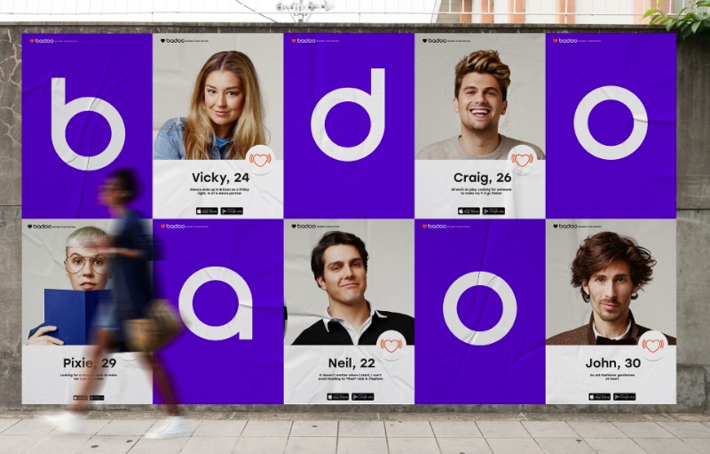 Com a chegada do aniversário de dez anos do Badoo, a empresa precisava encontrar uma forma especial de celebrar tudo que eles conseguiram fazer no mundo de aplicativos de namoro. Através dos anos, a empresa criou algumas das melhores ferramentas nesse mercado em mais de 41 línguas e com presença em 190 países através do mundo. E isso não quer dizer que eles pararam por ai. Eles continuam experimentando com tecnologias e novas funções e todo esse desenvolvimento rápido acabou deteriorando um dos pontos mais importantes para uma empresa: sua identidade visual e seu branding. 