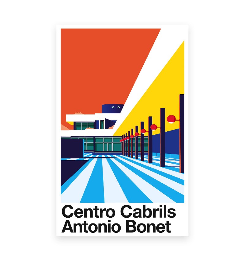 Antonio Bonet foi um dos mais famosos arquitetos da Catalunha, região da Espanha. Autor de um vasto portfólio de projetos, ele expandiu a arquitetura além da Espanha, em direção a América Latina, onde muitos dos seus trabalhos continuam desconhecidos do grande público. O pessoal do The 21 Night resolveu selecionar seis desses projetos do racionalismo arquitetônico catalão e modernizar seu legado através de coloridas ilustrações. Foi assim que surgiu esse diálogo entre a arquitetura e o design gráfico, entre o concreto e o papel. Um tributo ilustrado a tudo que Antonio Bonet criou. Esse projeto recebeu o nome de Bonet e acabou sendo selecionado para o Laus Award 2017 e foi premiado com o ouro na categoria de estudantes. As ilustrações foram feitas com a finalidade de reconhecer a importância de Antonio Bonet no século que passou e usar da tipografia, das ilustrações e das cores para criar um visual único e mais do que reconhecível. Além disso, Bonet ainda foi selecionado para a publicação basca Selected 17 na categoria de ilustrações. O livro vai ser publicado em Outubro de 2017 e quero ver como que ele vai ser. Para saber mais sobre o projeto e sobre o pessoal do The 21 Night, você só precisa clicar no link abaixo. 