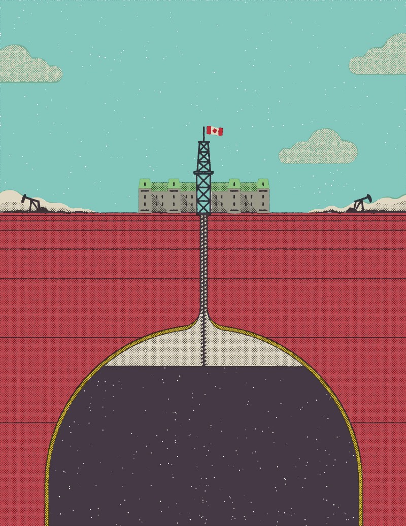 Michael George Haddad é um ilustrador canadense baseado em Ottawa cujo trabalho artístico leva as pessoas para um mundo de fantasias cheio de emoções e sensações diferentes. É isso que eu enxerguei no seu trabalho que mistura um pouco do estilo francês de quadrinhos, pitadas de ficção científica e dezenas de posters de shows punks feitos com xerox de baixa qualidade. E seu trabalho não fica só nisso não, como você pode ver nas imagens que selecionei logo abaixo.