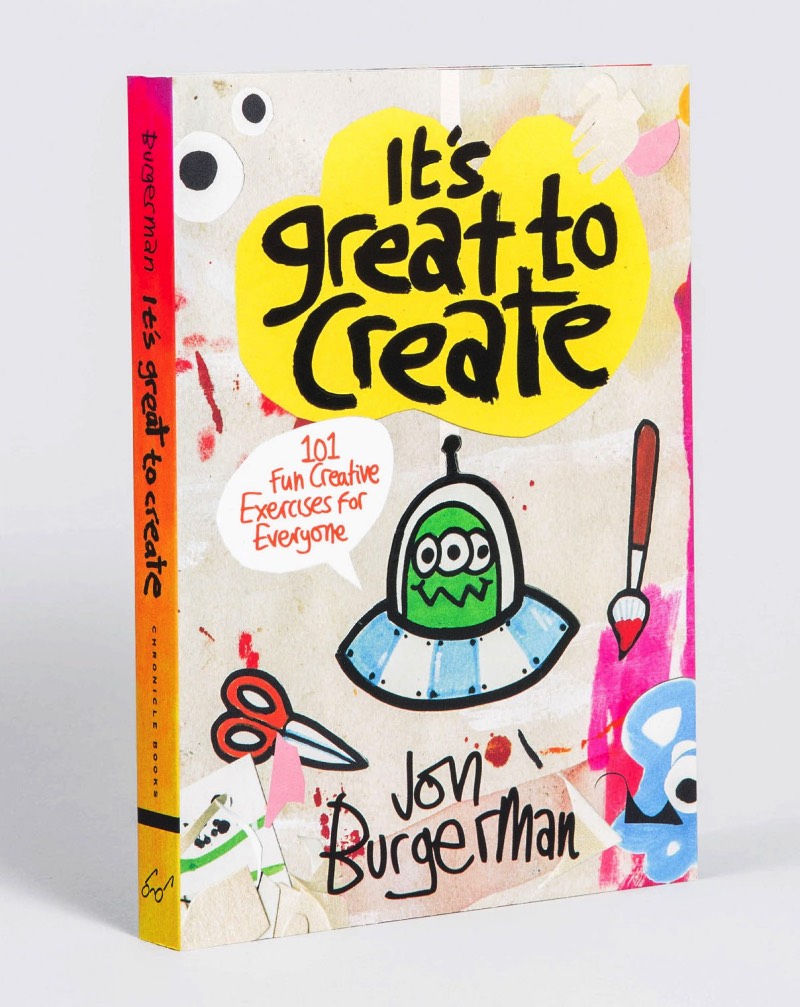 Jon Burgerman é um artista britânico baseado em Nova Iorque cujo trabalho é uma mistura de brincadeira improvisada com desenhos mais do que coloridos. Seu portfólio é cheio do que muita gente diria que são rabiscos e ele mesmo assume que seu estilo de ilustração é composto disso, vindo de Doodle em inglês. 
